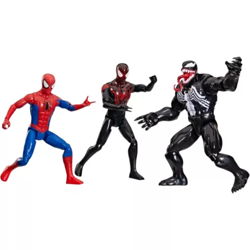 Hasbro Marvel Miles Morales, Pókember és Venom akciófigura készlet