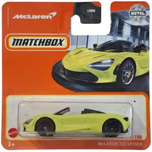 Mattel Matchbox McLaren 720 Spider kisautó