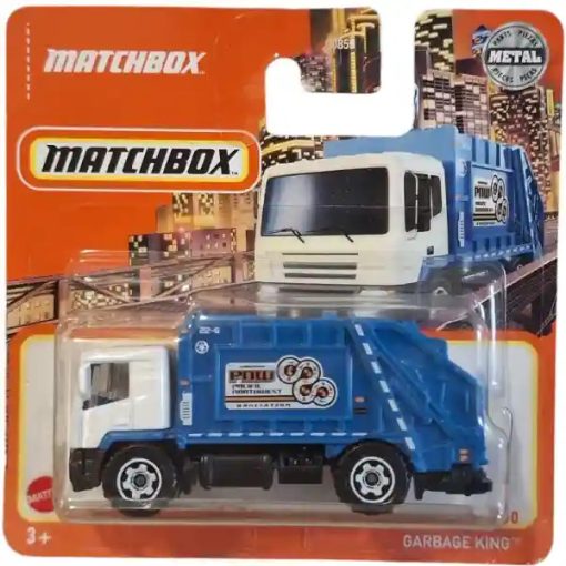 Mattel Matchbox Garbage King kukásautó kisautó