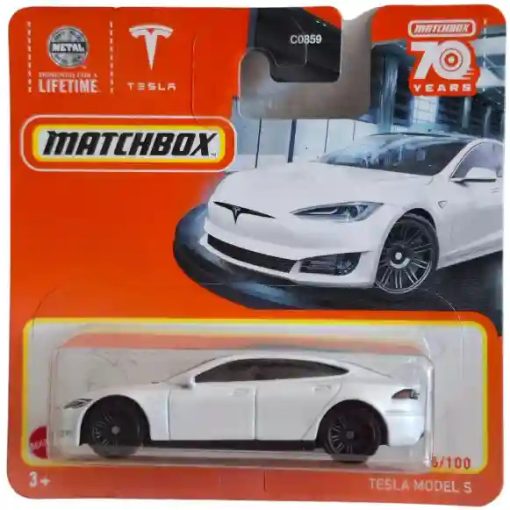 Mattel Matchbox Tesla Model S kisautó