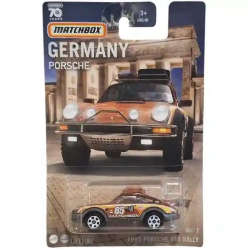 Mattel Matchbox 1985 Porsche 911 Rally kisautó