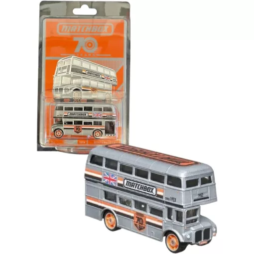 Mattel Matchbox 70 Years Routemaster kisautó (csomagolássérült-új)