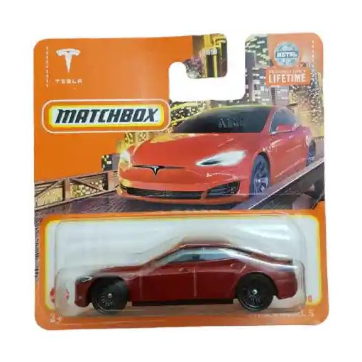 Mattel Matchbox Tesla Model S kisautó