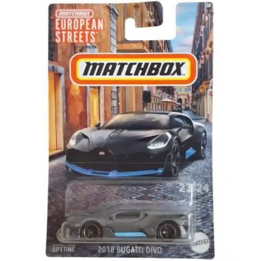 Mattel Matchbox 2018 Bugatti Divo kisautó