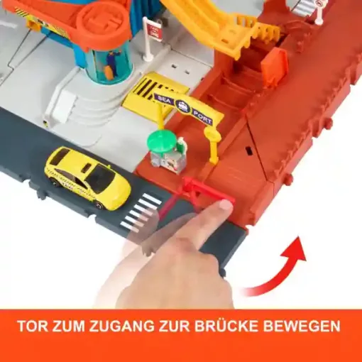 Mattel Matchbox 5 emeletes garázs járművekkel és lifttel