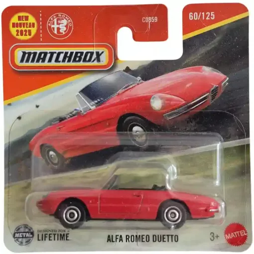 Mattel Matchbox Alfa Romeo Duetto kisautó