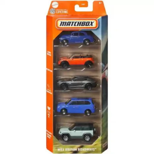 Mattel Matchbox kisautók 5 darabos szett - MBX British Roadways™