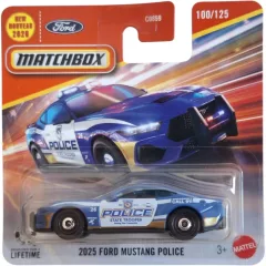 Mattel Matchbox 2025 Ford Mustang Police rendőrautó