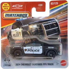   Mattel Matchbox 2024 Chevrolet Silverado PPV Truck rendőrautó