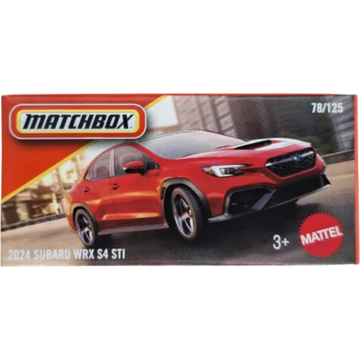 Mattel Matchbox 2024 Subaru WRX S4 STI kisautó