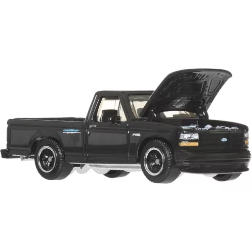 Mattel Matchbox 1994 Ford F-150 SVT Lightning kisautó nyitható motorháztetővel és platóval