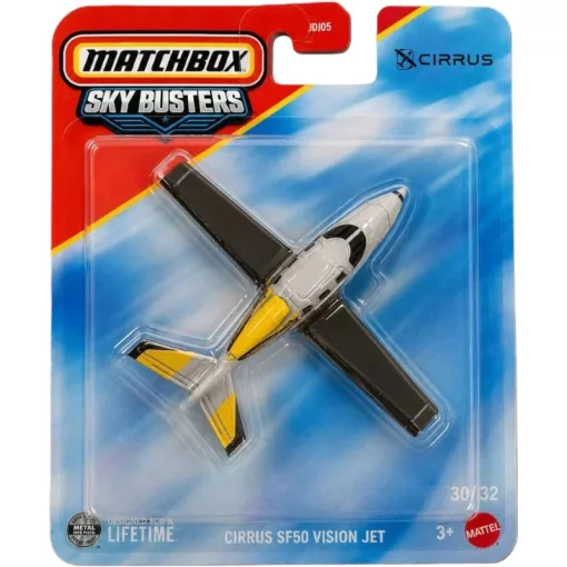 Mattel Matchbox Cirrus SF50 Vision Jet kisrepülő