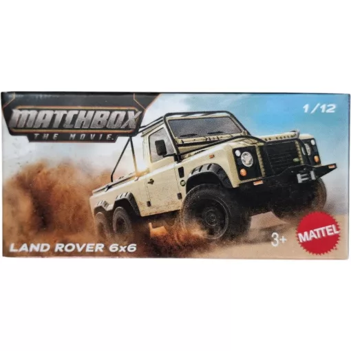 Mattel Matchbox: The Movie Land Rover 6x6 kisautó