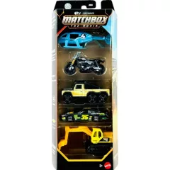   Mattel Matchbox: The Movie kisautók 5 darabos szett - Movie Heroes