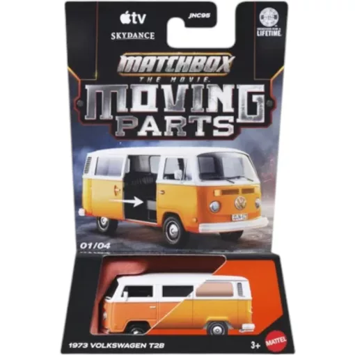 Mattel Matchbox 1973 Volkswagen VW T2B kisautó nyitható oldalajtóval