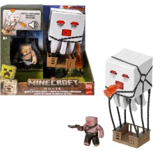 Mattel Egy Minecraft film: Interaktív Ghast játékszett Piglin akciófigurával