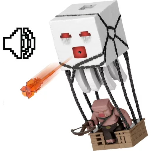 Mattel Egy Minecraft film: Interaktív Ghast játékszett Piglin akciófigurával