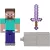   Mattel Minecraft Redstone Charged Steve akciófigura kiegészítőkkel