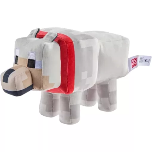 Mattel Minecraft Tamed Wolf (Megszelídített Farkas) plüssfigura
