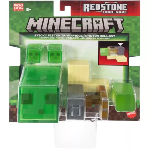 Mattel Minecraft Redstone Charged Ragadós szelep csapda játékszett