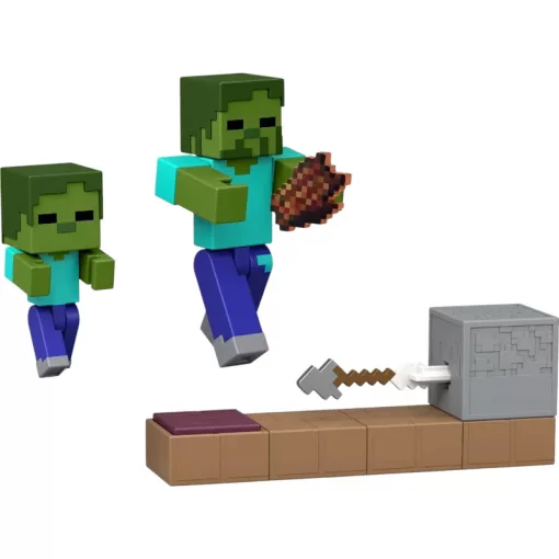 Mattel Minecraft Redstone Charged Zombi nyilas csapda játékszett
