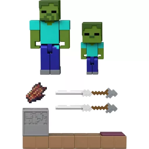 Mattel Minecraft Redstone Charged Zombi nyilas csapda játékszett