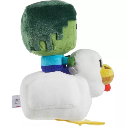 Mattel Minecraft Zombie Chicken Jockey (Csirke zsoké) plüssfigura