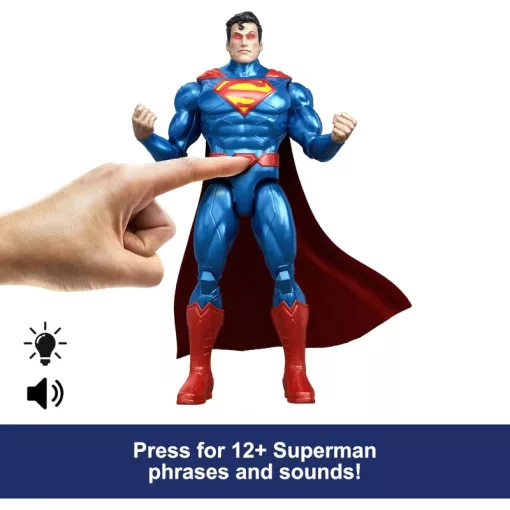 Mattel DC Premier Superman interaktív akciófigura kiegészítőkkel 17cm