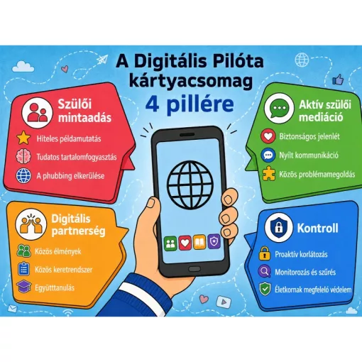 Digitális Pilóta kooperatív családi kártyajáték