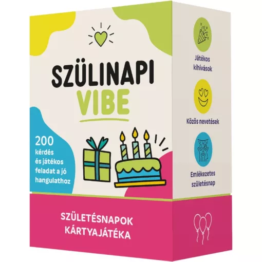 Szülinapi Vibe – Születésnapok kártyajátéka