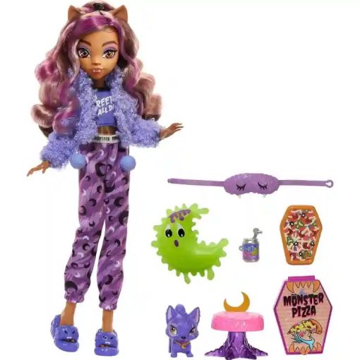 Mattel Monster High Creepover Party - Clawdeen Wolf baba kiegészítőkkel