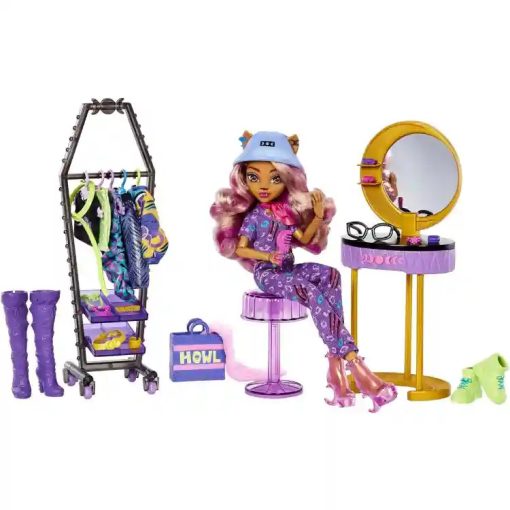 Mattel Monster High Clawdeen Wolf ijesztően divatos stúdió játékkészlet