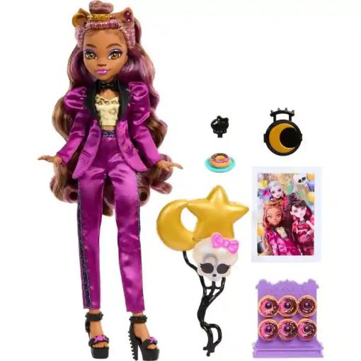 Mattel Monster High Monster Ball - Clawdeen Wolf baba kiegészítőkkel