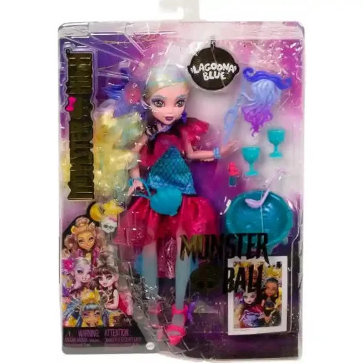 Mattel Monster High Monster Ball - Lagoona Blue baba kiegészítőkkel