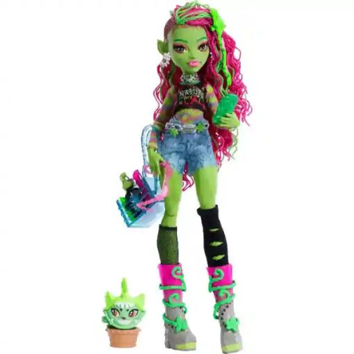 Mattel Monster High - Venus McFlytrap növénycica kisállattal