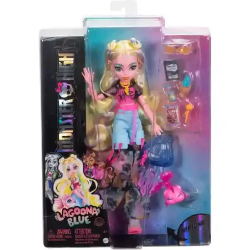 Mattel Monster High - Lagoona Blue baba piranha halacska kisállattal
