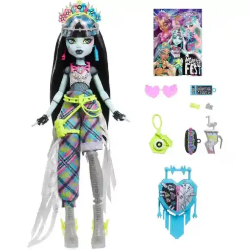 Mattel Monster High Monster Fest Frankie Stein baba kiegészítőkkel