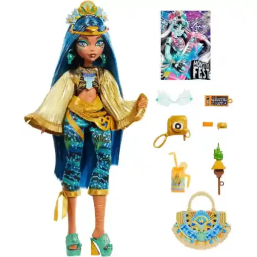 Mattel Monster High Monster Fest Cleo De Nile baba kiegészítőkkel