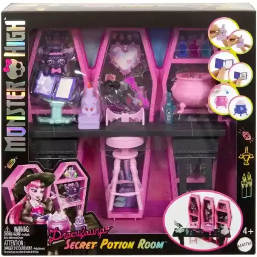 Mattel Monster High Draculaura titkos bájital készítő szobája