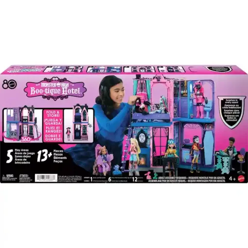 Mattel Monster High Boo-tique Hotel szörnyszálló 13+ kiegészítővel