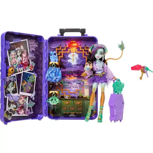 Mattel Monster High Skulltimate Secrets Destination: Gore-geous Oasis - Rémes utazás Jinafire Long baba