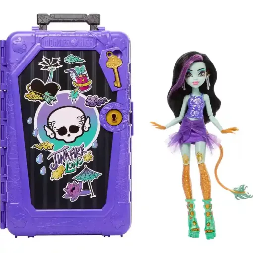 Mattel Monster High Skulltimate Secrets Destination: Gore-geous Oasis - Rémes utazás Jinafire Long baba