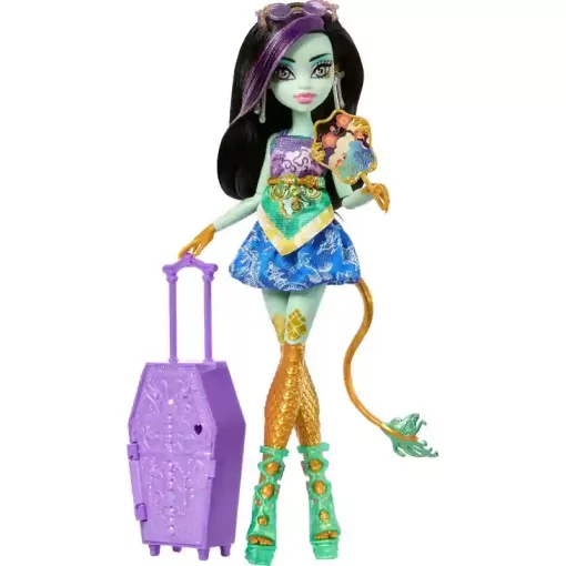 Mattel Monster High Skulltimate Secrets Destination: Gore-geous Oasis - Rémes utazás Jinafire Long baba