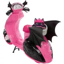 Mattel Monster High Draculaura baba és Vamptastic robogója