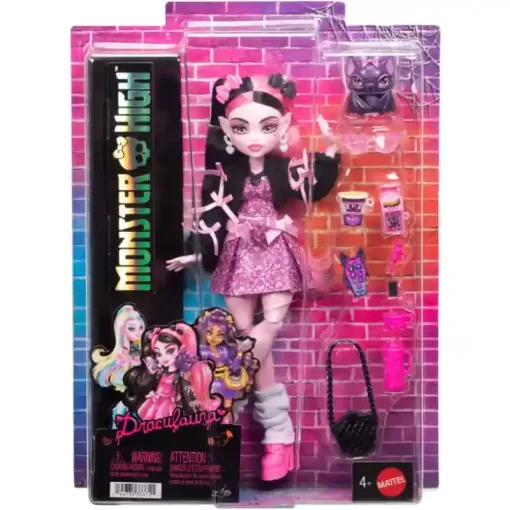 Mattel Monster High Draculaura baba kiegészítőkkel