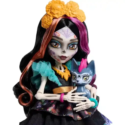 Mattel Monster High Skelita Calaveras csontváz baba kiegészítőkkel