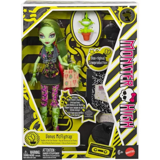 Mattel Monster High Boo-Riginal Creeproduction Venus McFlytrap baba kiegészítőkkel