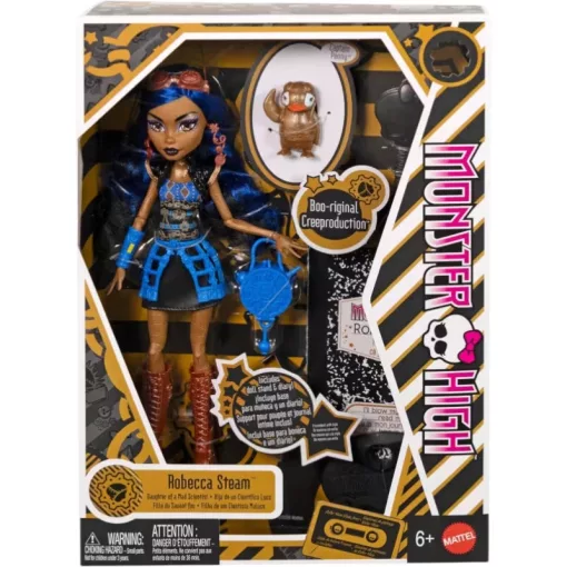 Mattel Monster High Boo-Riginal Creeproduction Robecca Steam baba kiegészítőkkel