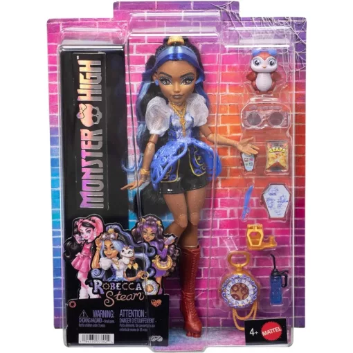 Mattel Monster High Robecca Steam baba kiegészítőkkel
