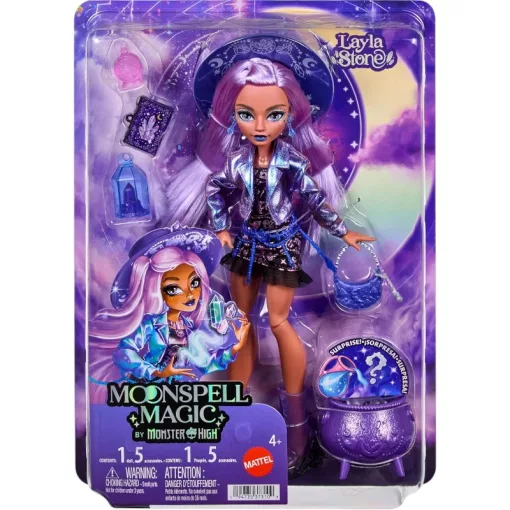 Mattel Monster High Moonspell Magic Layla Stone boszorkány divatbaba